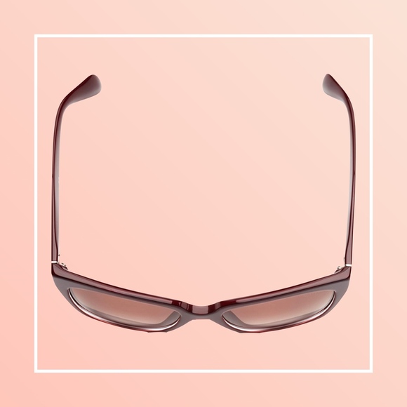 Prada Burgundy Gradient Square Sunglasses main image 6